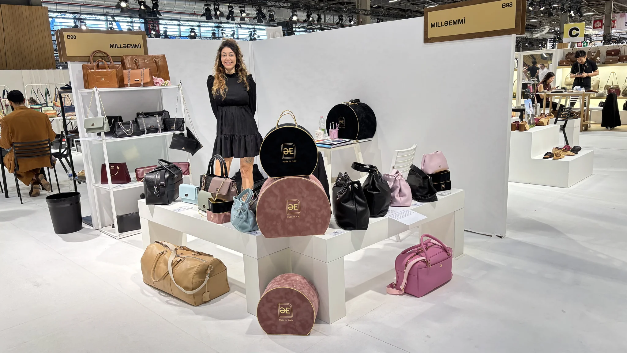 The Milləemmì exhibition stand in Paris